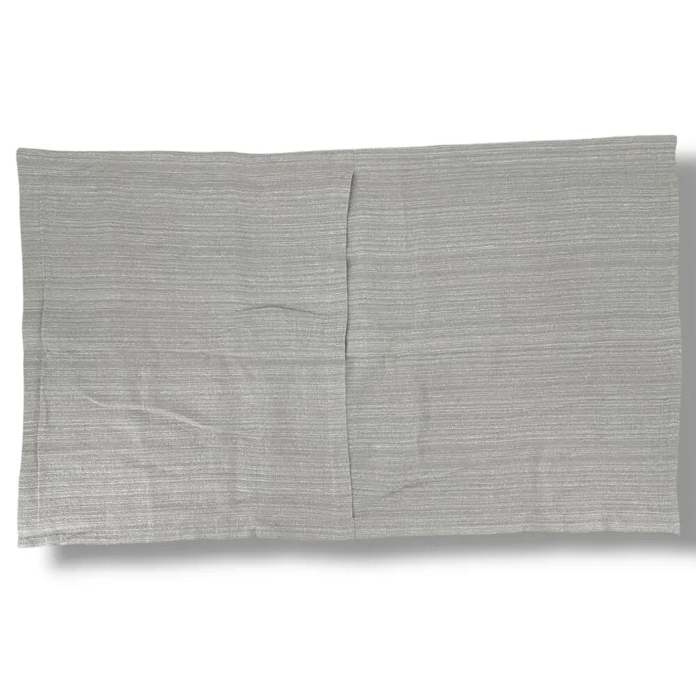 Restoration Hardware Striated Cotton Linen Pillow Sham King Size Mist